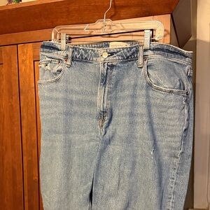 Abercrombie & Fitch Light Blue Straight Leg Jeans